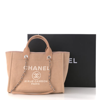 Chanel Mixed Fibers Small Deauville Tote Beige 12 of 12