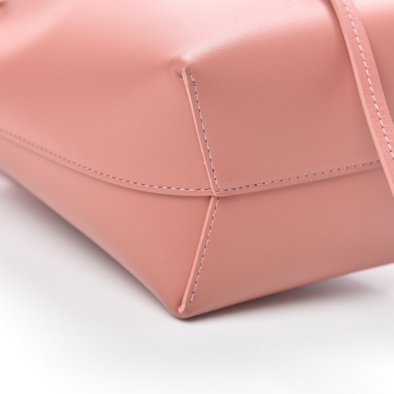 Mansur Gavriel Calfskin Mini Mini Bucket Bag Blush 7 of 9