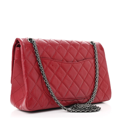 Chanel Aged Calfskin Quilted 2.55 Reissue 226 Flap Dark Red 3 of 12