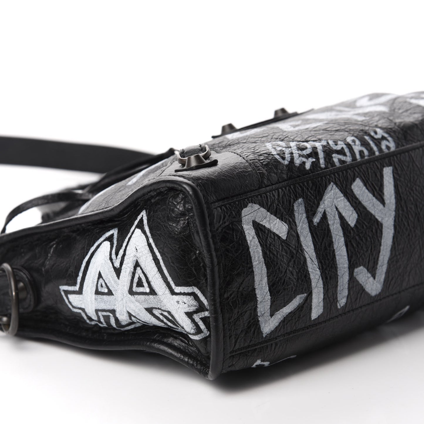 Agneau Classic Hardware Graffiti All Over S City Black