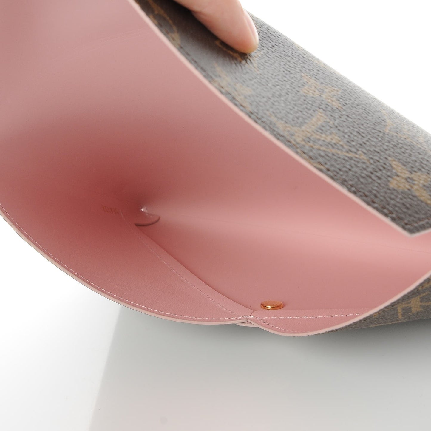 Monogram Large Kirigami Pochette Insert Rose Ballerine