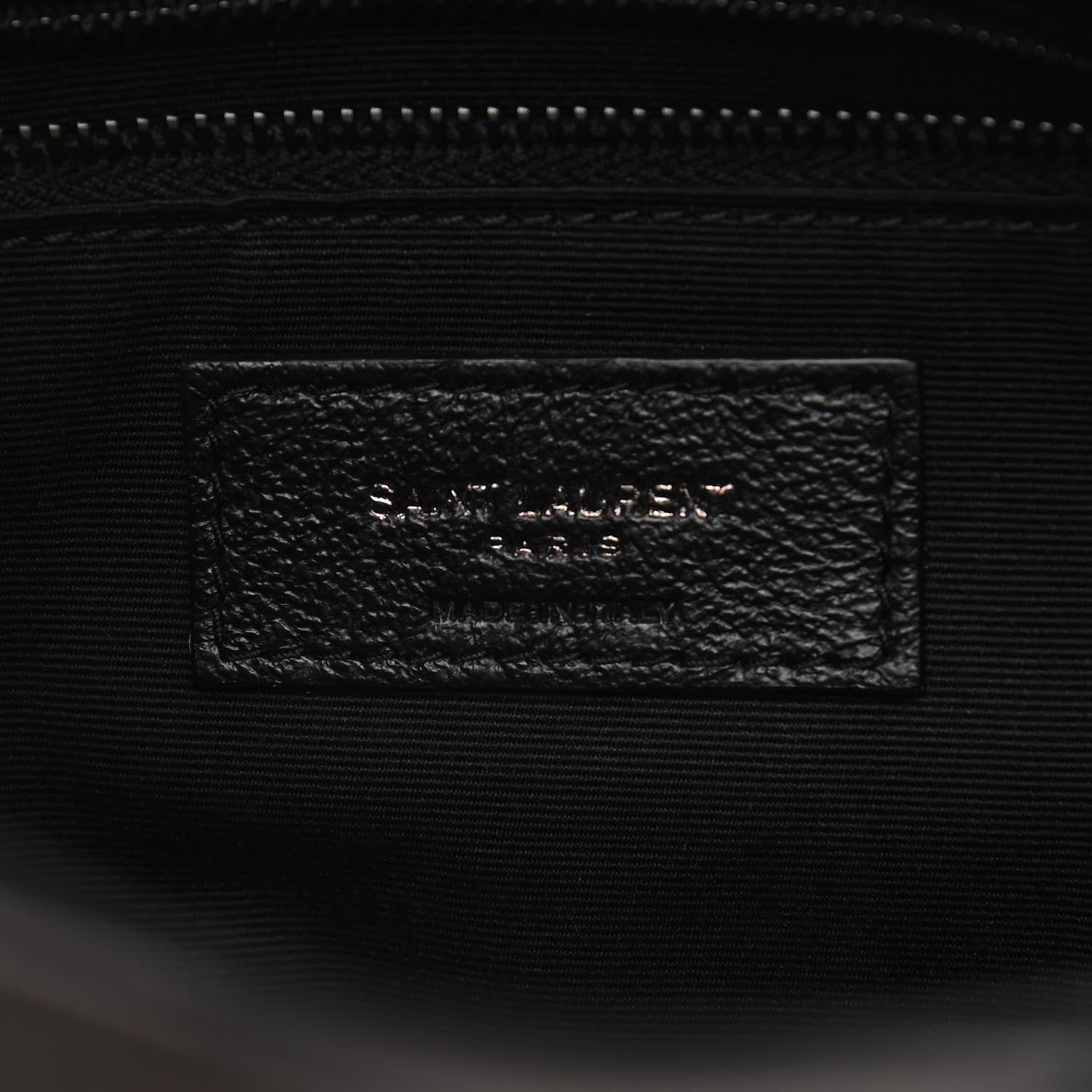 Saint Laurent Lambskin Quilted Small Loulou Puffer Monogram Chain Satchel Black 6 of 12