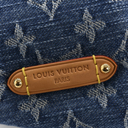 Louis Vuitton Monogram Denim LV Pool Pillow Flat Comfort Mule 36 Blue 10 of 11