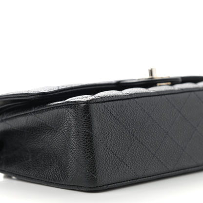 Chanel Caviar Quilted Medium Double Flap Black 9 of 10