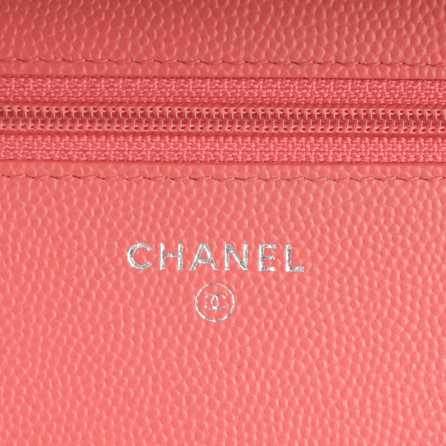 Caviar Chevron Wallet On Chain WOC Pink