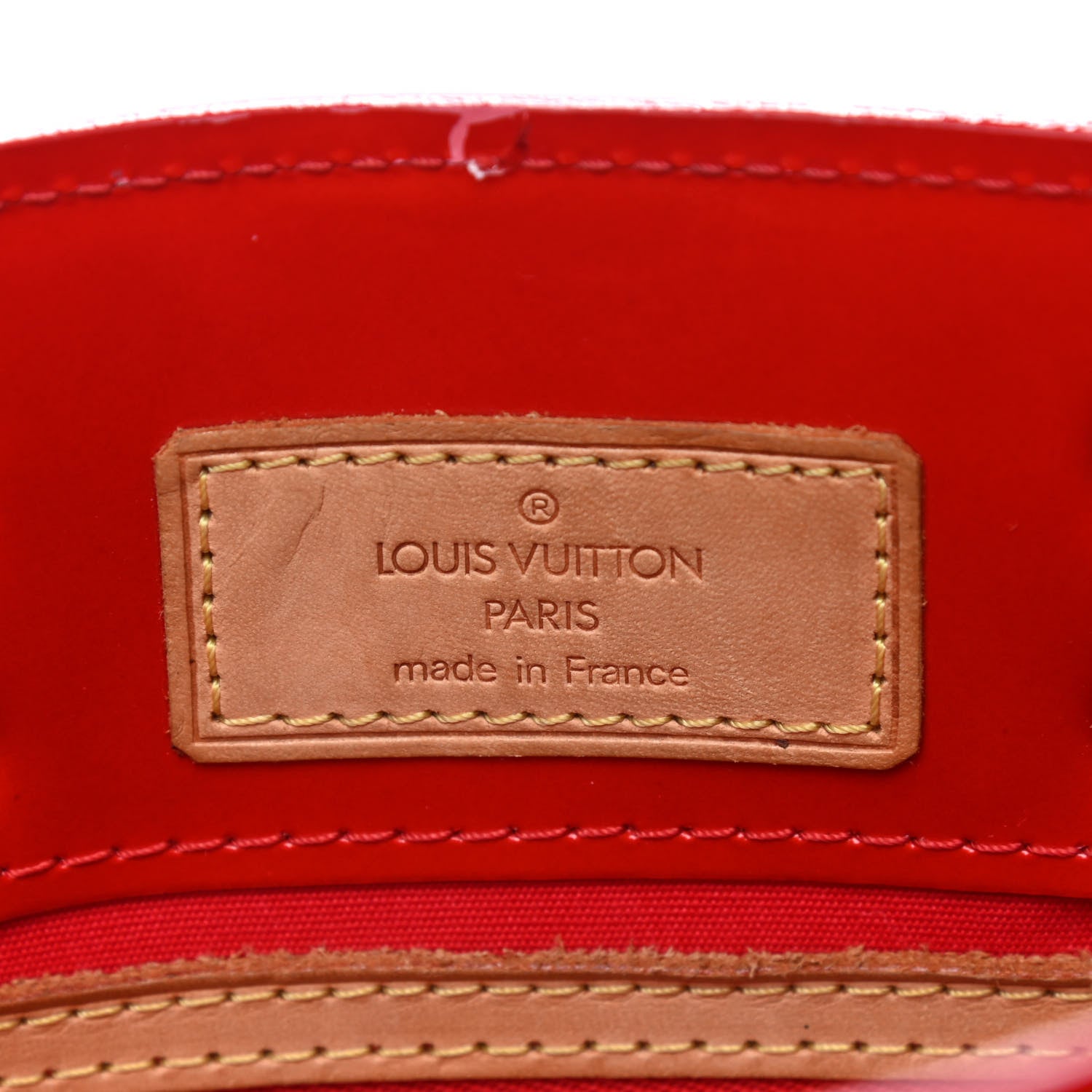 Louis Vuitton Vernis Reade PM Rouge 6 of 13