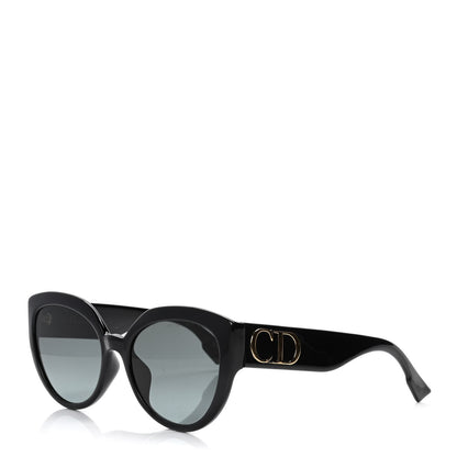 Christian Dior Acetate DDiorF Cat Eye Sunglasses Black 1 of 5