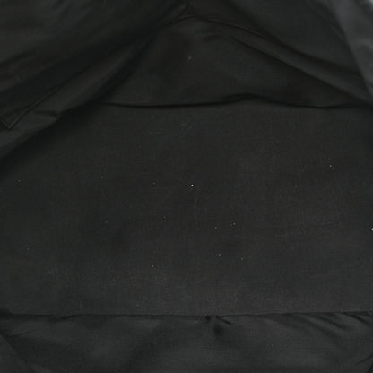 Christian Dior Coated Canvas Cannage Large Panarea Wood Tote Black 5 of 19