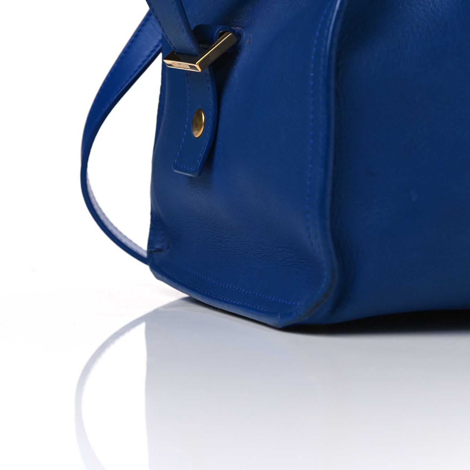 Saint Laurent Calfskin Small Classic Y Cabas Royal Blue 20 of 22