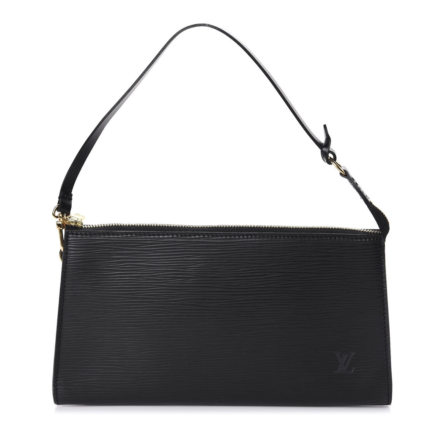 Louis Vuitton Epi Pochette Accessories 24 Black 1 of 12
