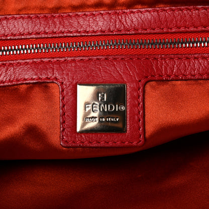 Fendi Calfskin Mama Baguette Red 6 of 10
