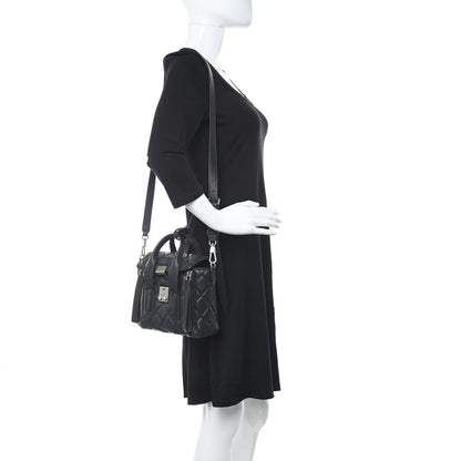 3.1 Phillip Lim Calfskin Quilted Mini Pashli Satchel Black 2 of 9