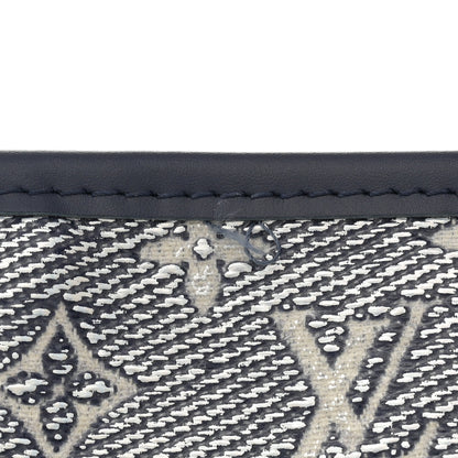 Louis Vuitton Monoglam Neverfull MM Blue 11 of 12