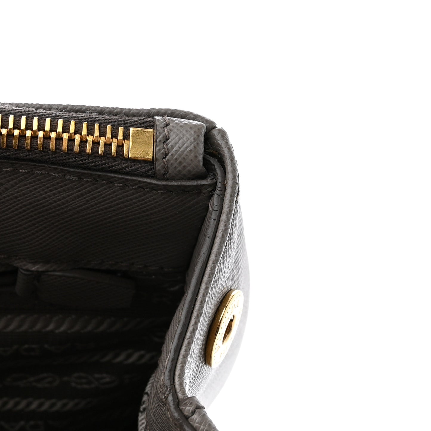 Saffiano Galleria Front Pocket Tote Argilla