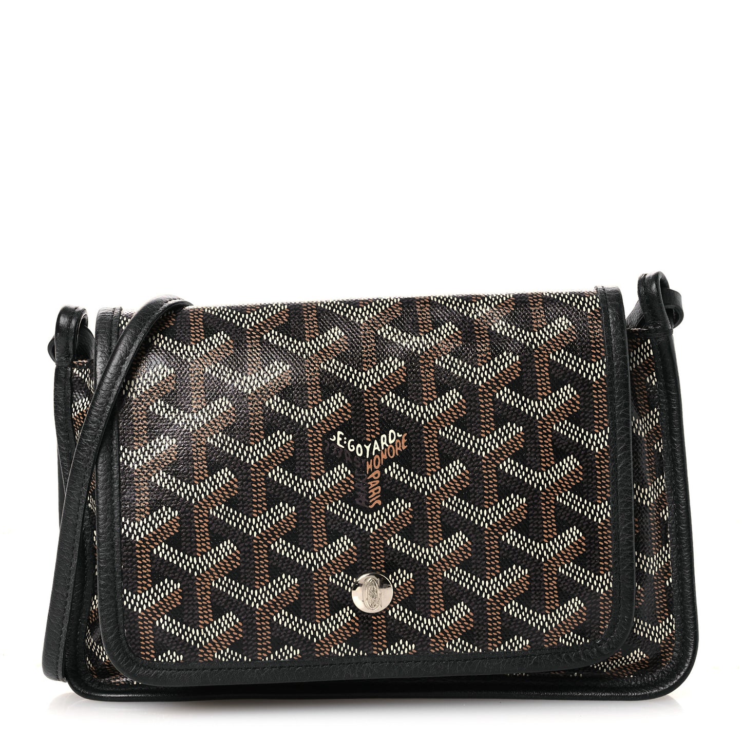 Goyardine Plumet Wallet Clutch Black
