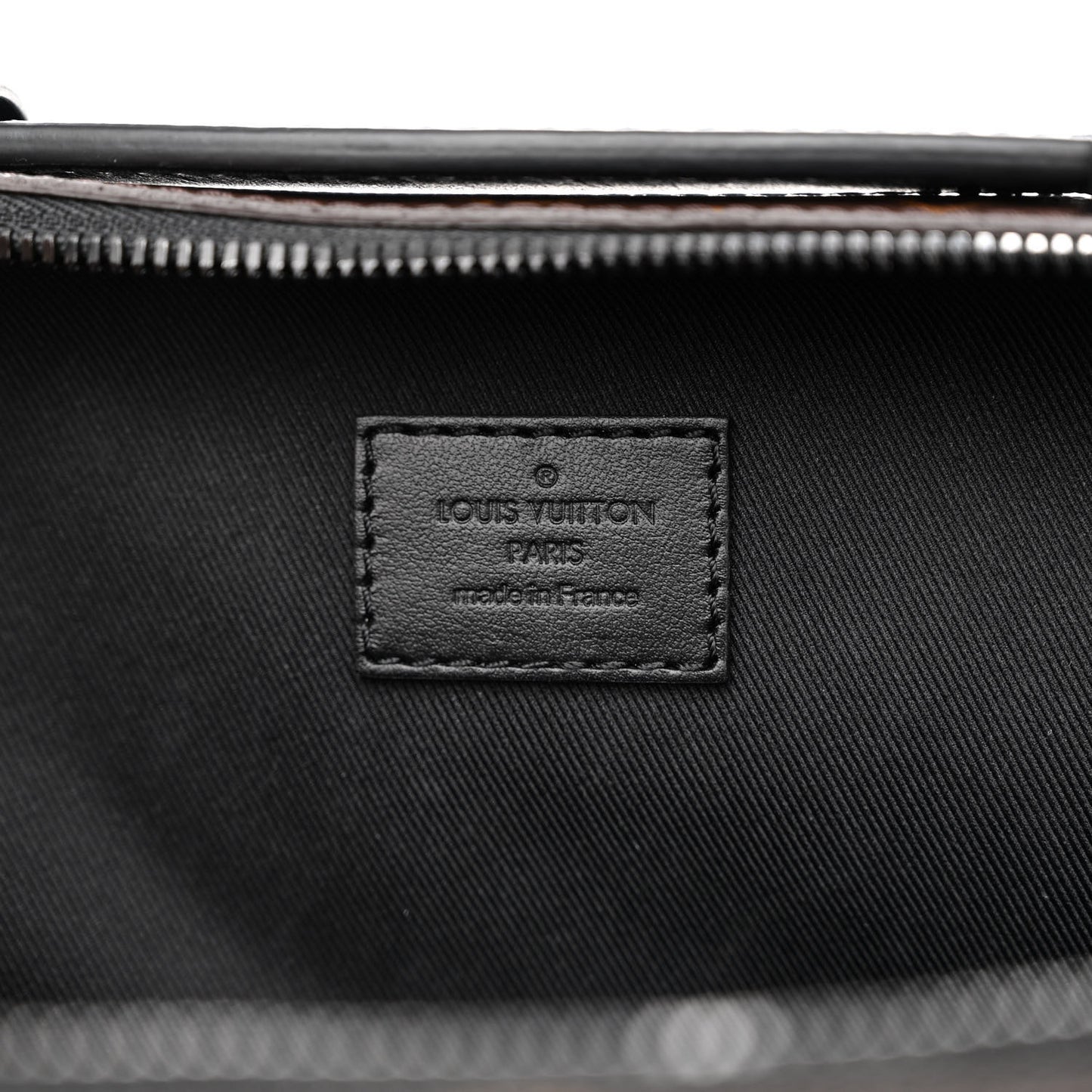 Monogram Macassar Handle Soft Trunk Black