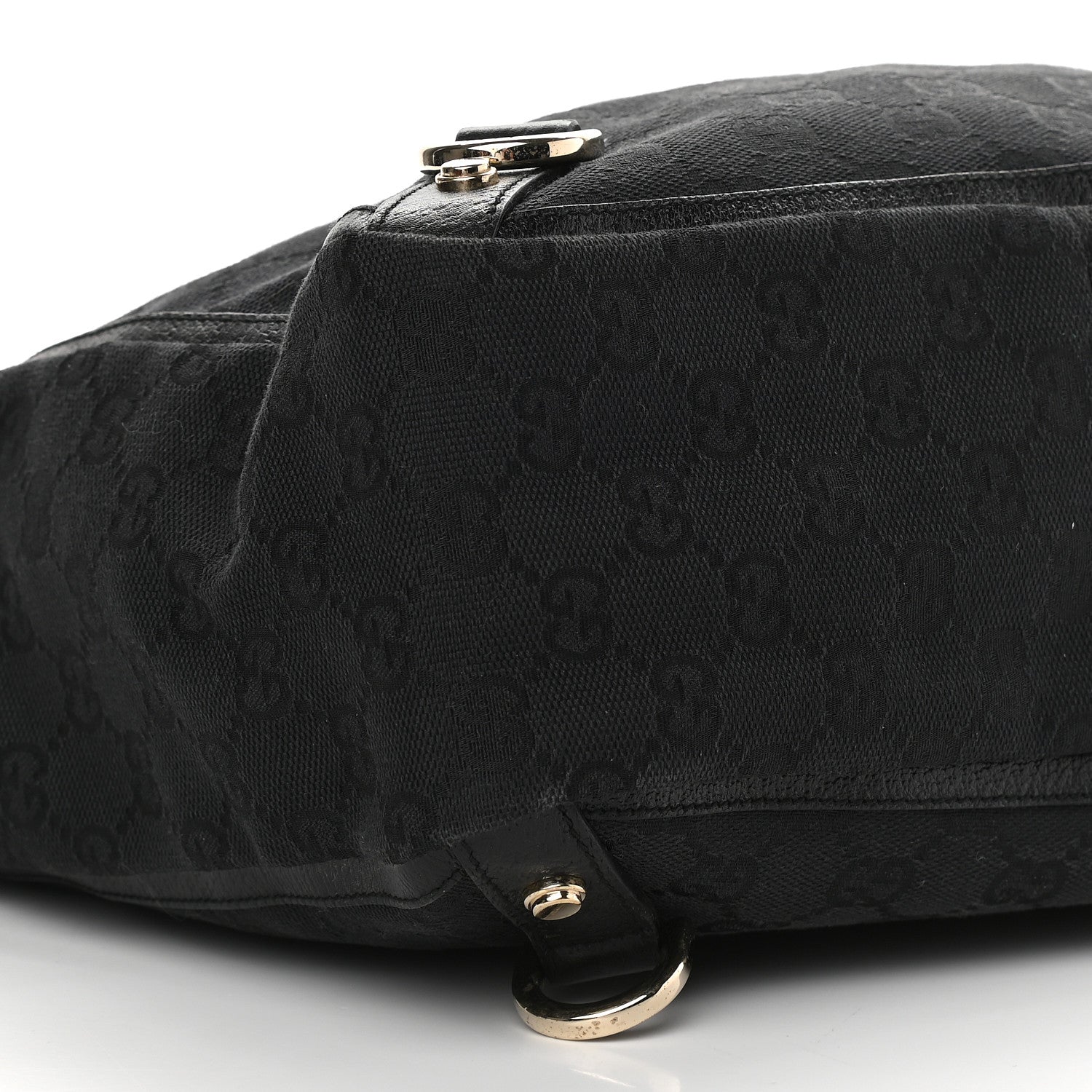 Gucci Monogram Small Abbey Tote Black 7 of 10