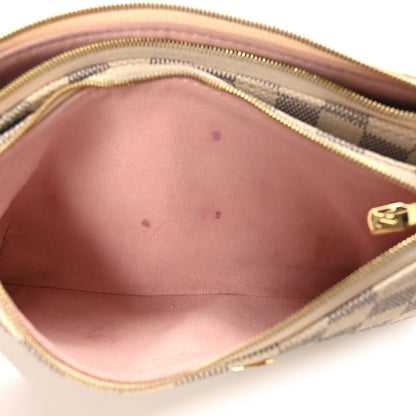 Louis Vuitton Damier Azur Liv Pochette 6 of 10