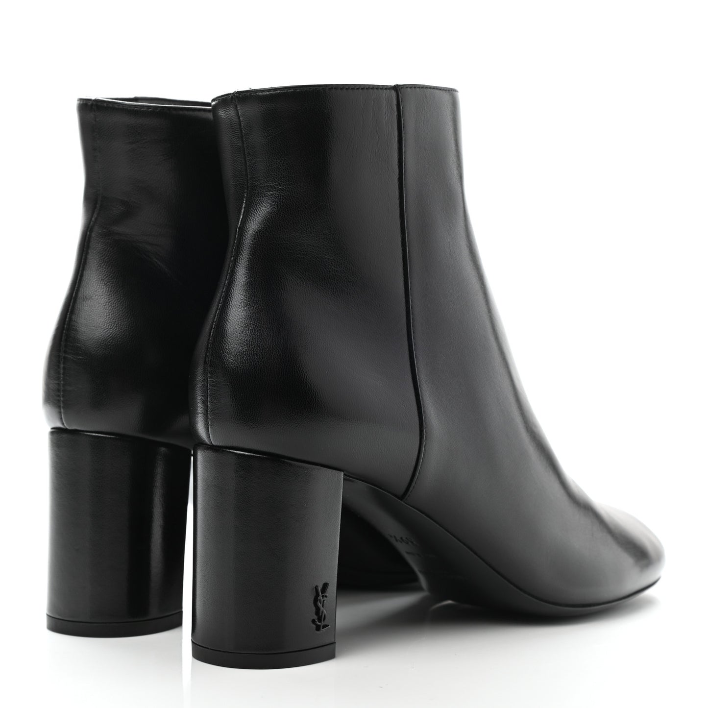 Nappa Vendome Loulou Ankle Zip Boots 39.5 Black