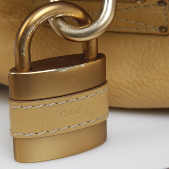 Chloe Leather Paddington Front Pocket Tote Maize Yellow 9 of 11