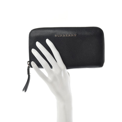 Burberry Calfskin Zip Around Wallet Black 2 of 6
