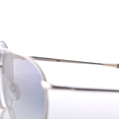 Oliver Peoples Benedict Aviator Sunglasses Silver 5 of 8