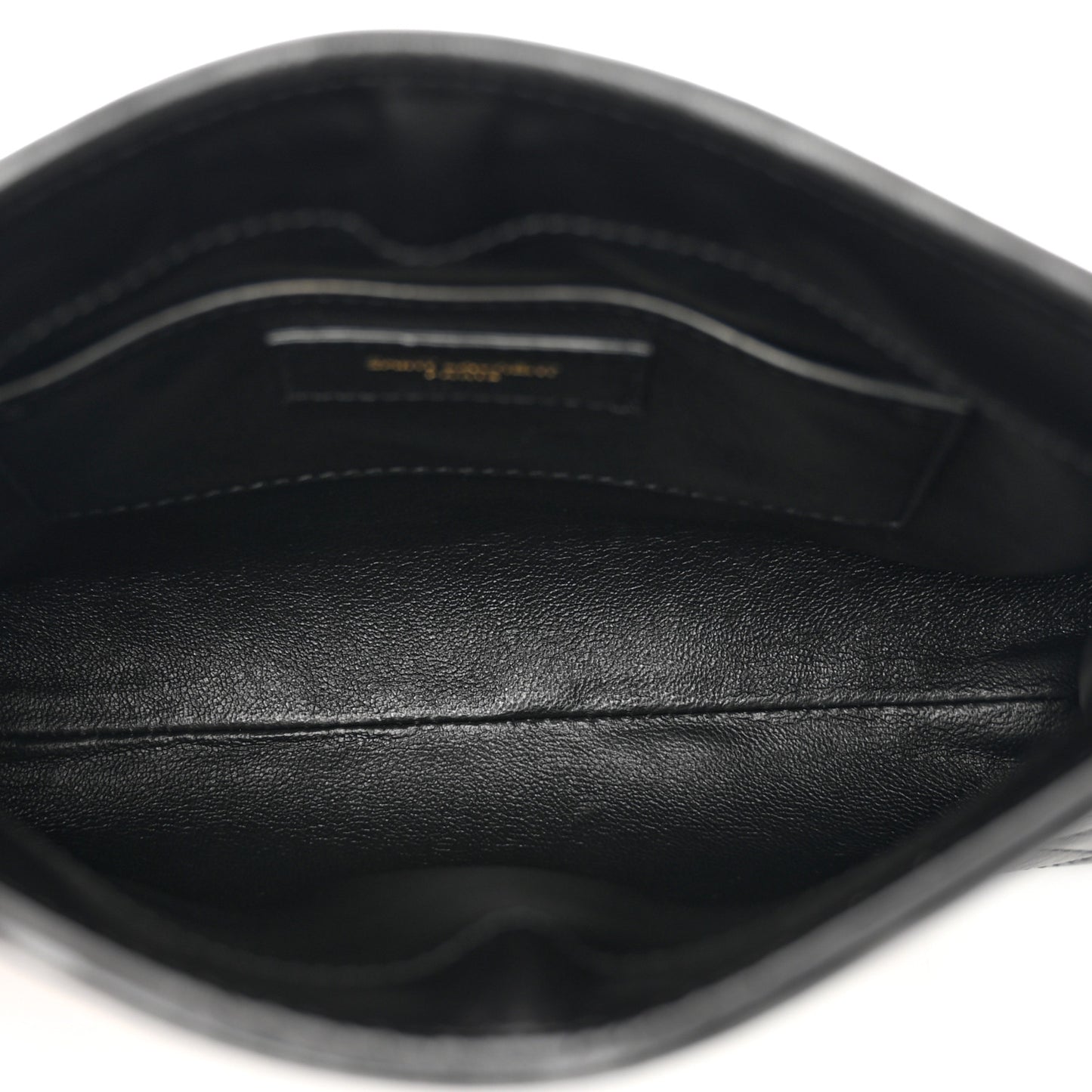 Lambskin Quilted Monogram Baby Victoire Chain Clutch Bag Black