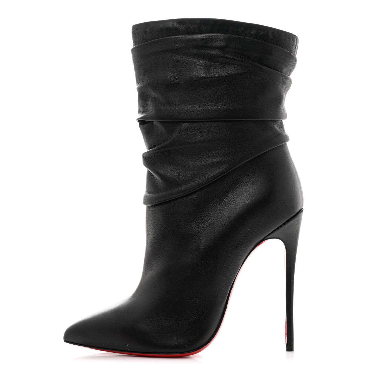 Christian Louboutin Calfskin Ishtar 120 Booties 37 Black 1 of 9