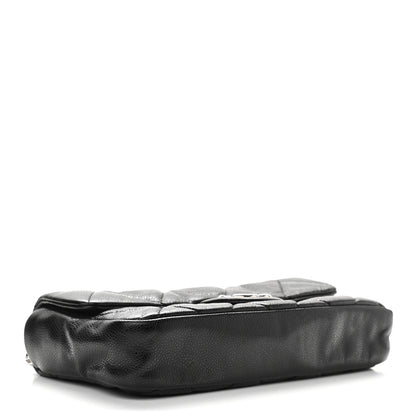 Chanel Glazed Caviar Quilted Small Nature Flap Bag Black 3 of 11