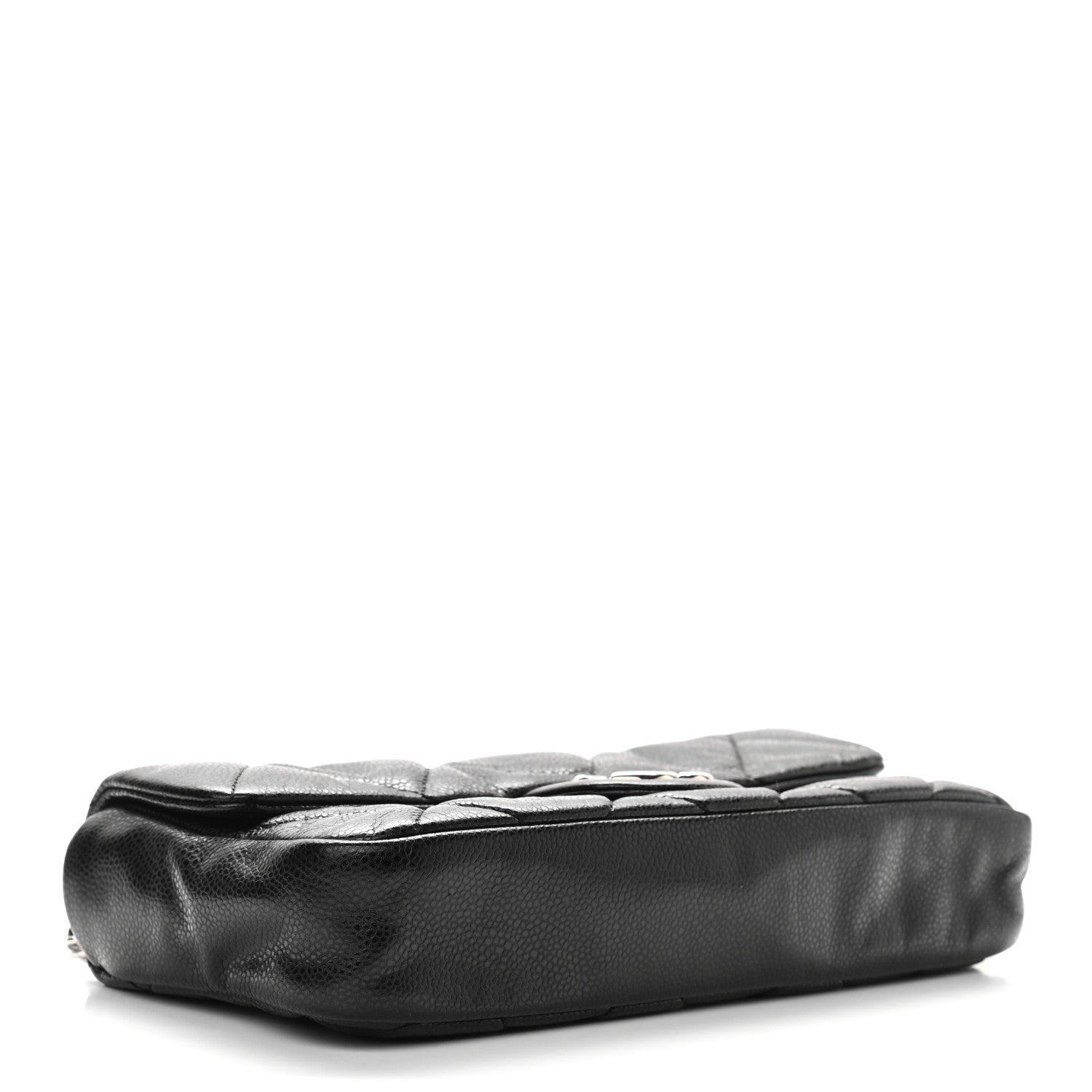 Chanel Glazed Caviar Quilted Small Nature Flap Bag Black 3 of 11