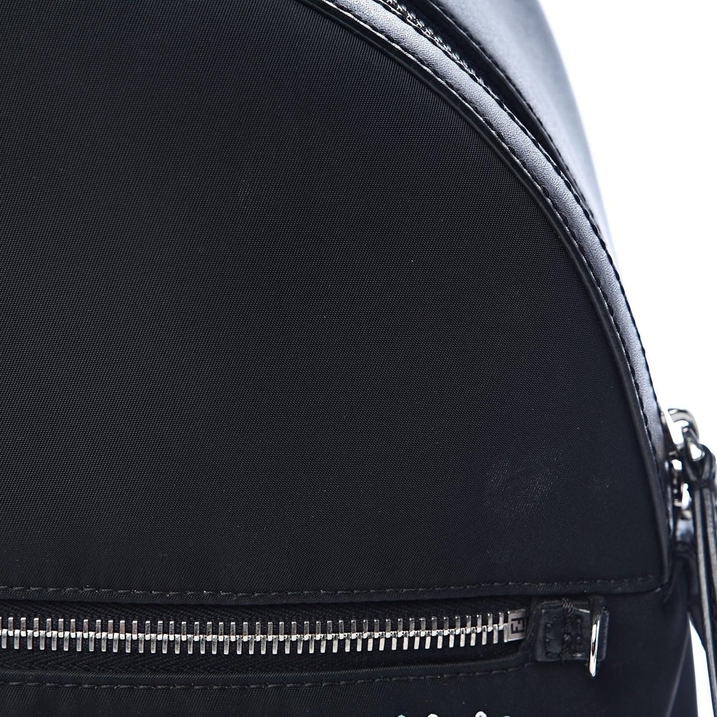Nylon Vitello Liberty Sequin Fun Fair Embroidered Backpack Black