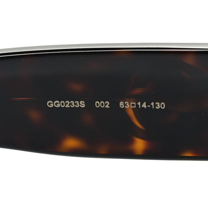 Gucci Oval Sunglasses GG0233S Tortoiseshell Gold 6 of 8