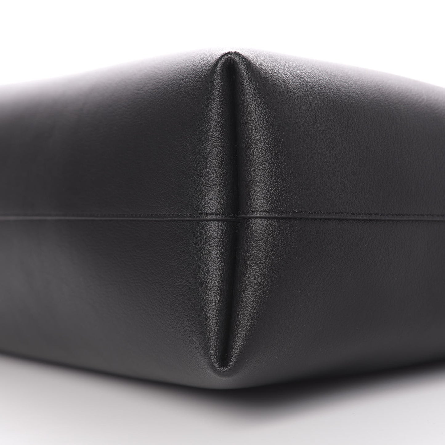 Calfskin Large Shopping Tote Black