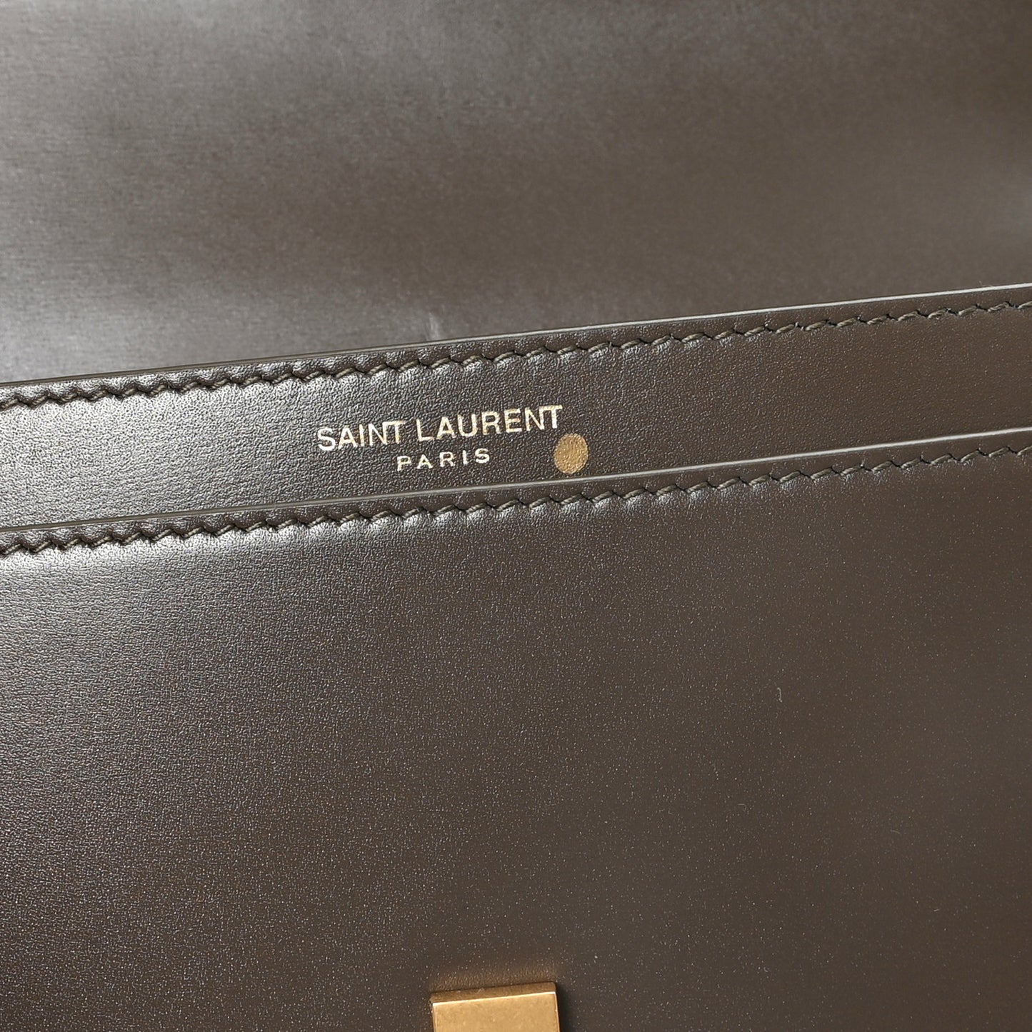 Box Calfskin Mini Voltaire Shoulder Bag Deep Musk