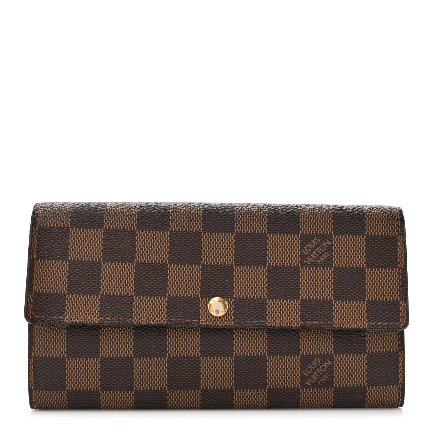 Louis Vuitton Damier Ebene Sarah Wallet 1 of 14