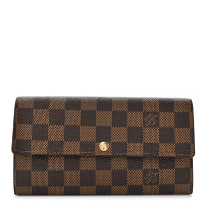 Louis Vuitton Damier Ebene Sarah Wallet 1 of 14