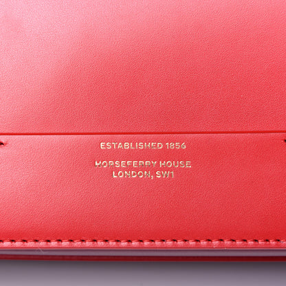 Burberry Smooth Calfskin Small Two Tone Grace Bag Red 11 of 12