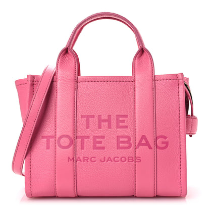 Marc Jacobs Grained Calfskin Small The Tote Bag Candy Pink 1 of 15