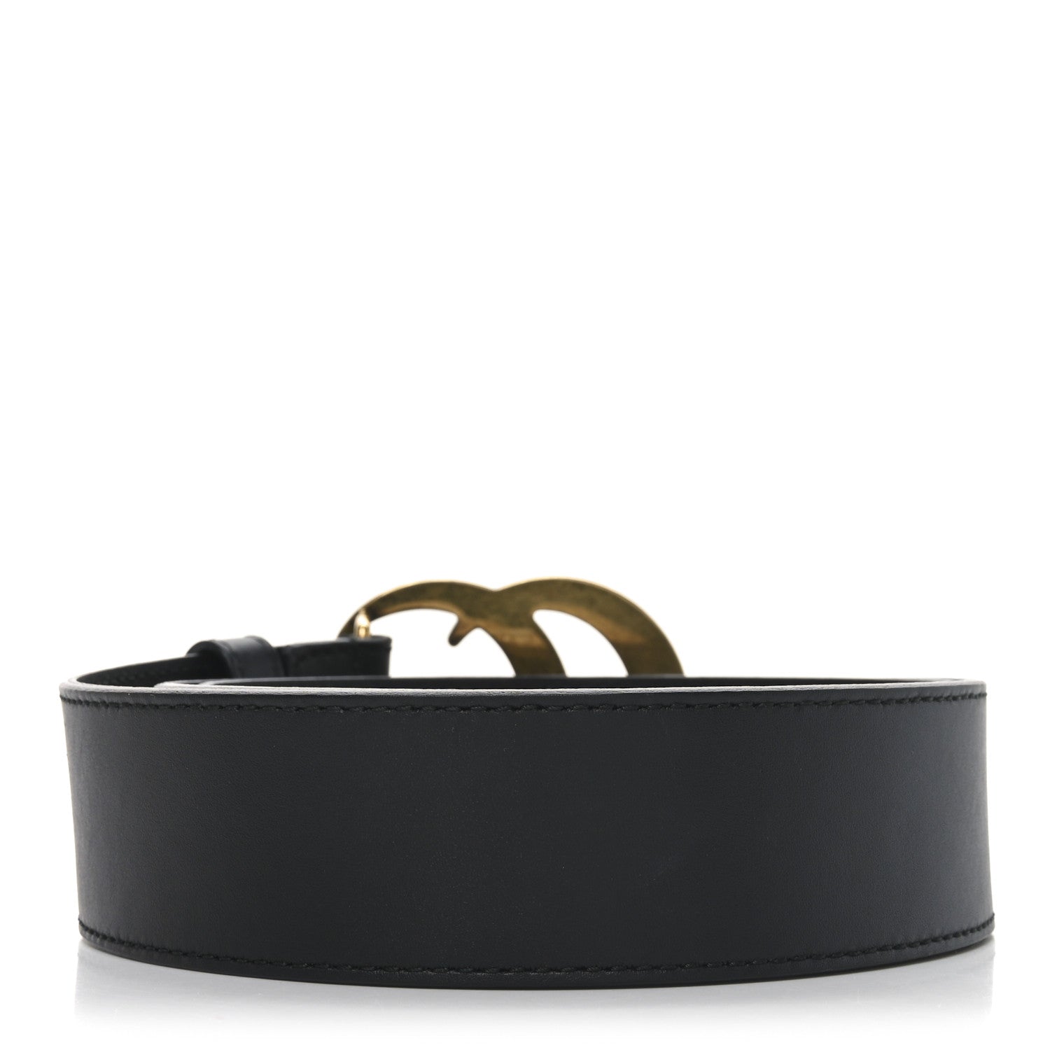 Gucci Calfskin Double G 40mm Belt 80 32 Black 2 of 4