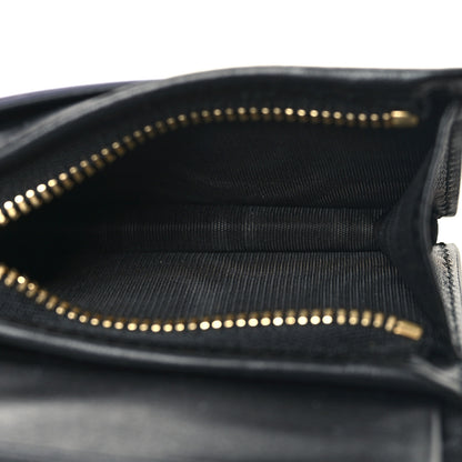 Gucci Calfskin GG Matelasse Card Case Wallet Black 6 of 9