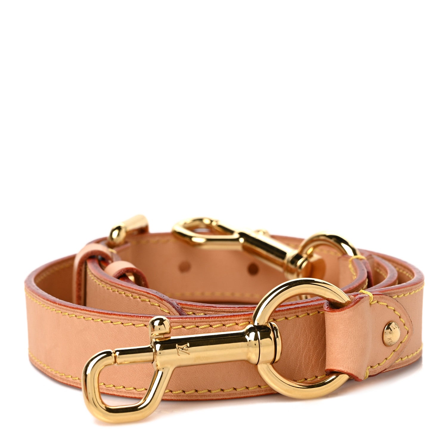 Louis Vuitton Vachetta 25mm Adjustable Shoulder Strap VVN 1 of 4