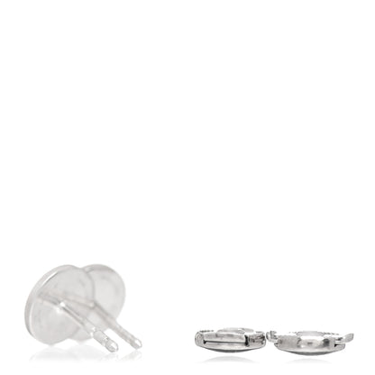 Hermes Sterling Silver TPM Ex-Libris Earrings 3 of 5