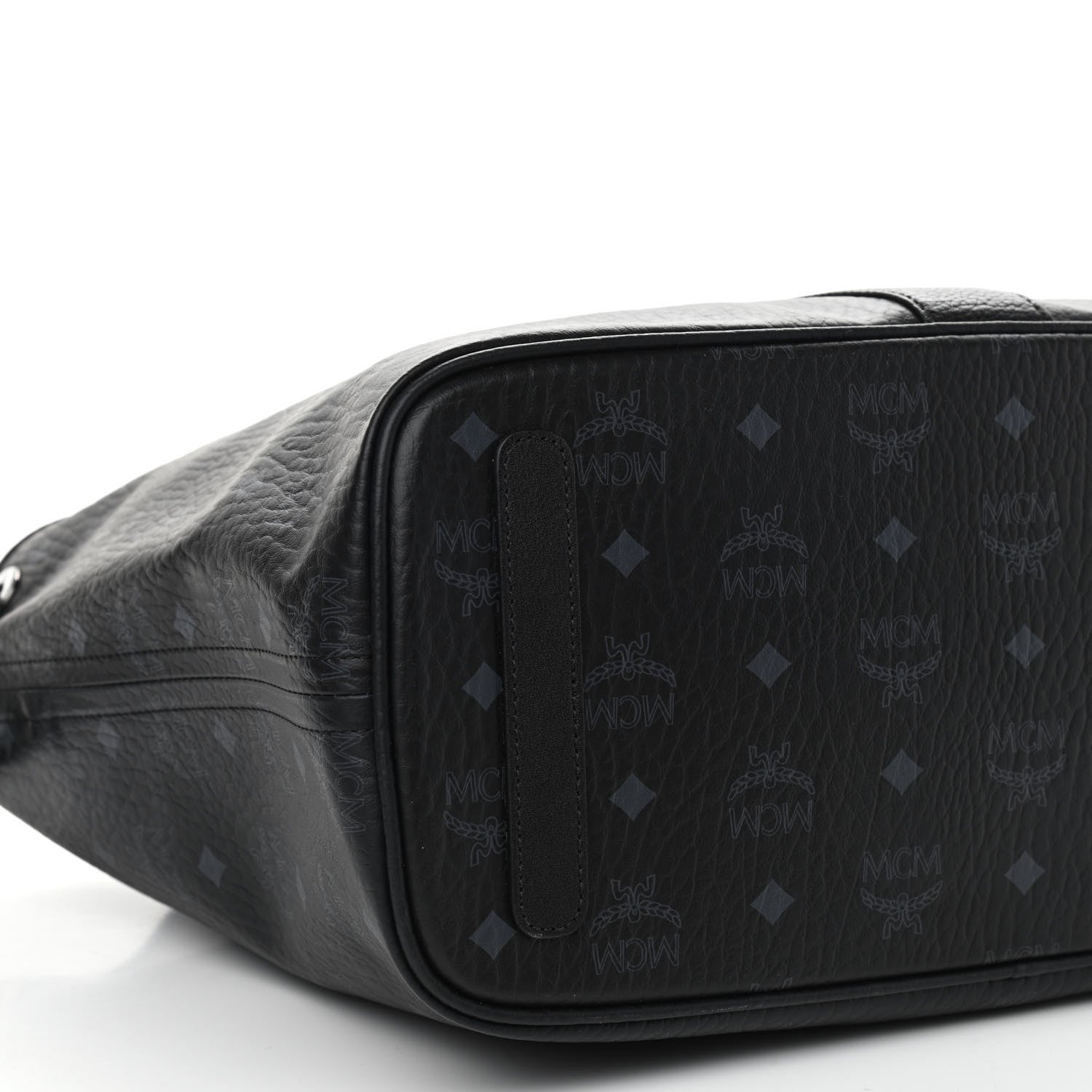 MCM Visetos Medium Liz Reversible Shopper Tote Black 13 of 16