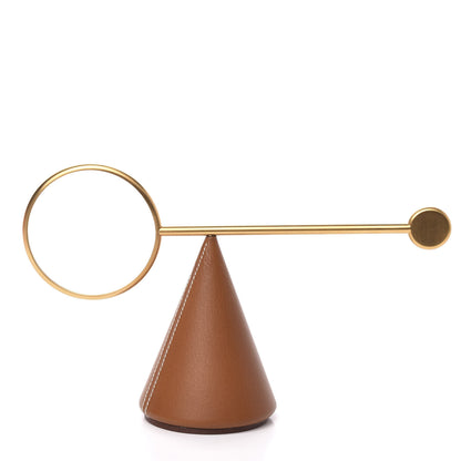 Hermes Cowhide Equilibre D'Magnifying Glass Fauve 3 of 6