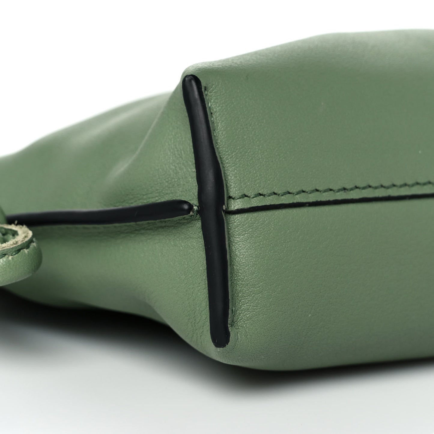 Calfskin Nano Flamenco Knot Clutch Rosemary
