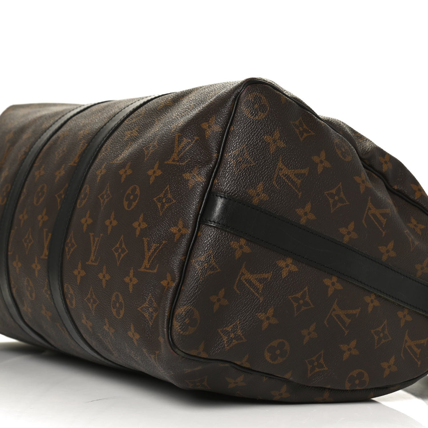 Louis Vuitton Monogram Macassar Keepall Bandouliere 45 10 of 17