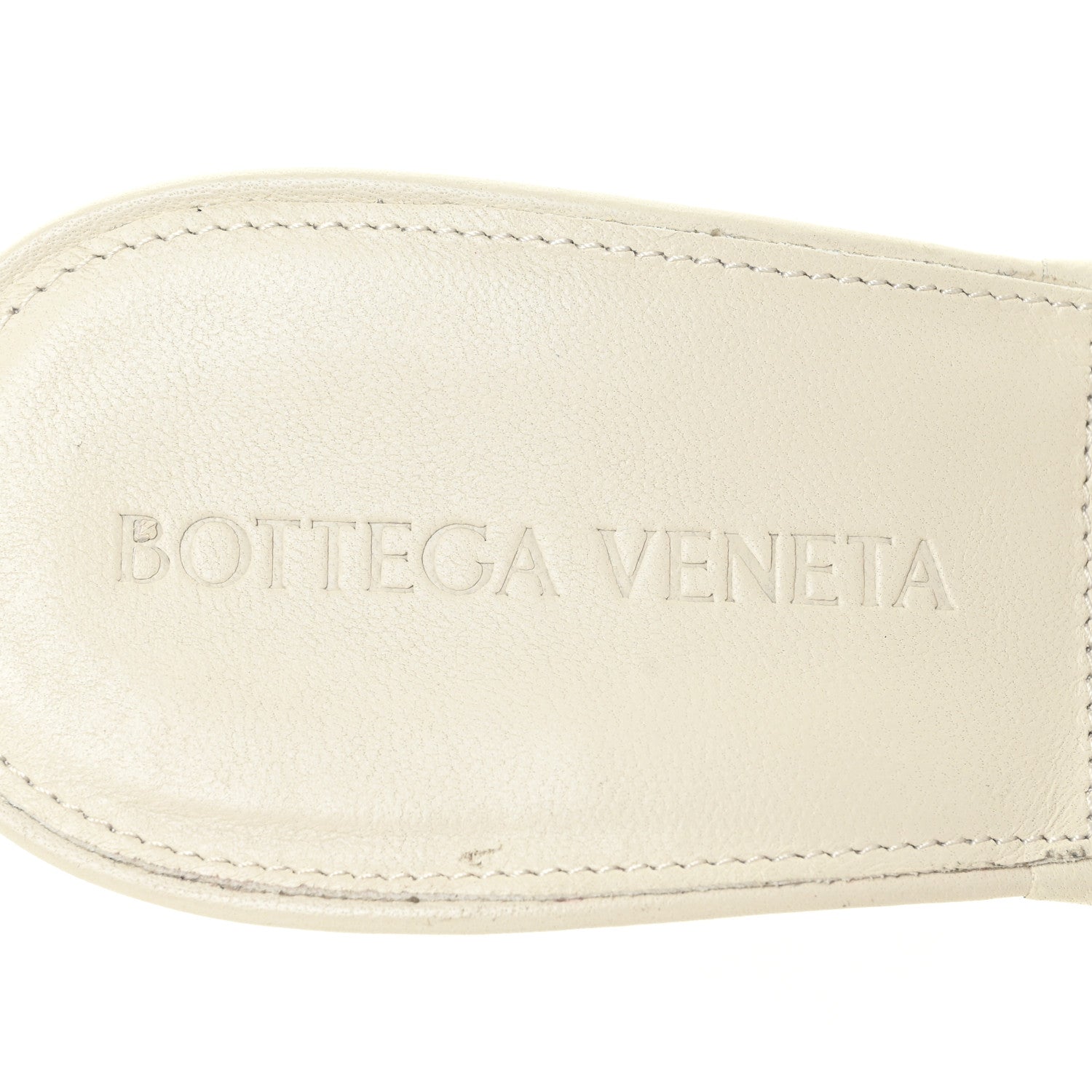 Bottega Veneta Nappa Quilted Rubber Lido Mule Sandals 36.5 Sea Salt 10 of 14