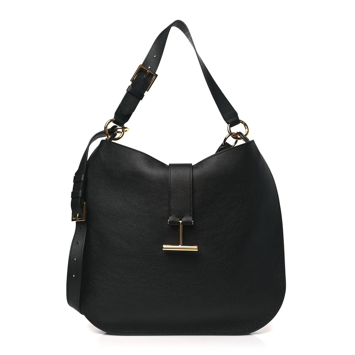 Calfskin Tara Hobo Black
