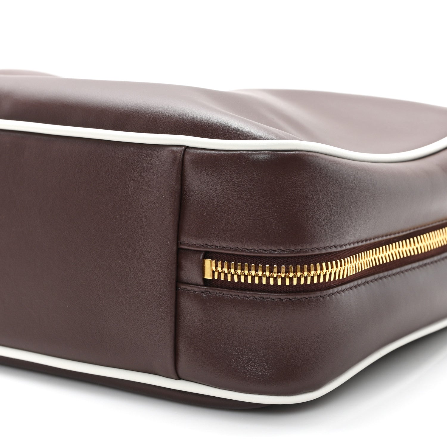 Miu Miu Soft Calf Softy Large Contrast Beau Top Handle Bag Radica White 9 of 9