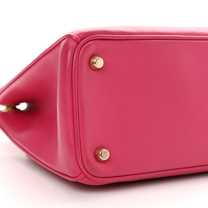 Christian Dior Smooth Calfskin Medium Diorissimo Tote Fuchsia 10 of 11